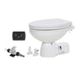 Jabsco Quiet Flush E2 Fresh Water Toilet Regular Bowl - 12V  Soft Close Lid [38045-4192RSP]