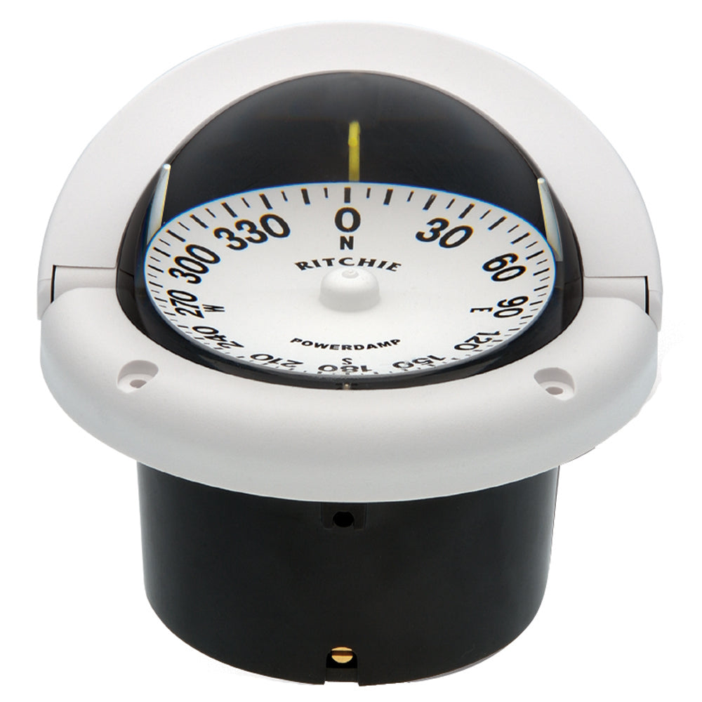 Ritchie HF-742W Helmsman Compass - Flush Mount - White [HF-742W]