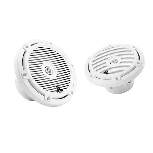 JL Audio M3 Series 6.5" Marine Coaxial Speakers w/Gloss White Classic Grilles - M3-650X-C-Gw [010-03060-00]