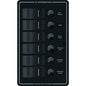 Blue Sea 8373 Water Resistant 6 Position - Black - Vertical Mount Panel [8373]