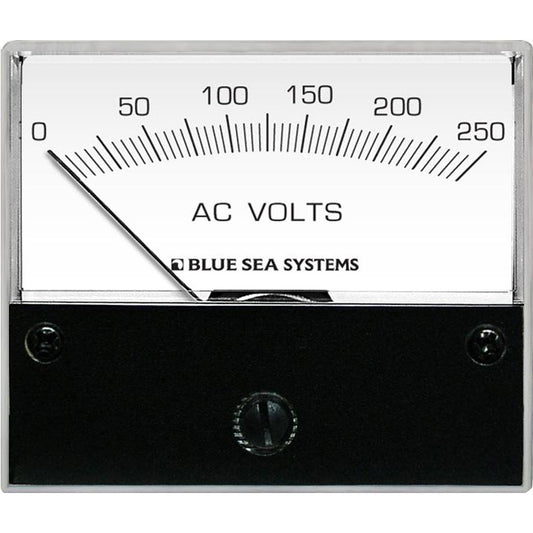 Blue Sea 9354 AC Analog Voltmeter 0-250 Volts AC [9354]