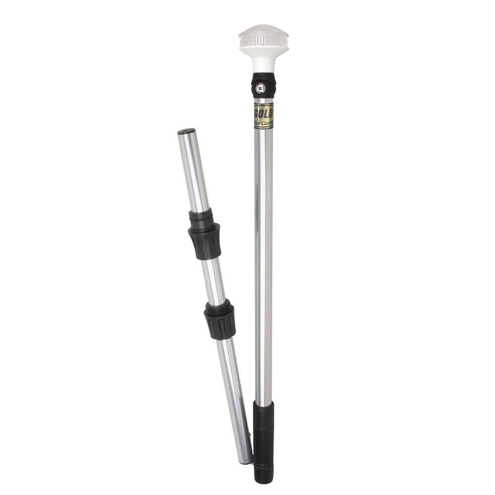 Perko Omega Series LED Universal Pole Light w/Fold In Half Pole [1348DP8CHR]