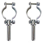 Whitecap Clamp-On Oarlocks - Zinc Plated [S-3541C]