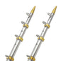 TACO 15' Telescopic Outrigger Poles 1-1/8" - Silver/Gold [OT-0441VEL15]