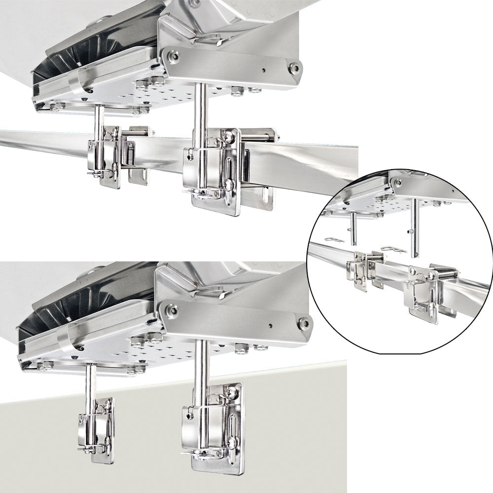 Magma Dual Side Bulkhead or Square/Flat Rail Mount [T10-540]