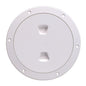 Beckson 6" Smooth Center Screw-Out Deck Plate - White [DP60-W]