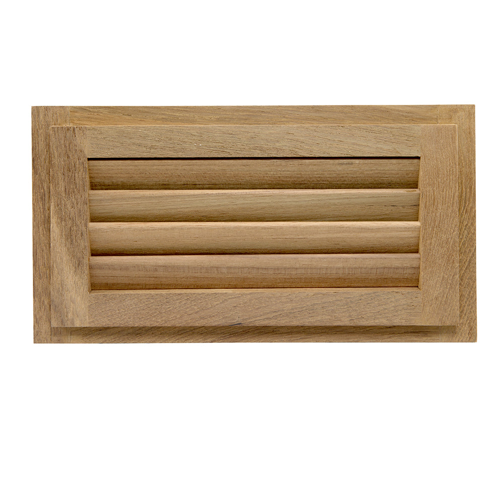 Whitecap Teak Louvered Insert - 6-3/8" x 11-3/16" x 3/4" [60714]