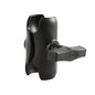 RAM Mount Composite Short Double Socket Arm f/1.5" Ball Base [RAP-201U-B]