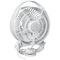 SEEKR by Caframo Maestro 12V 3-Speed 6" Marine Fan w/LED Light - White [7482CAWBX]