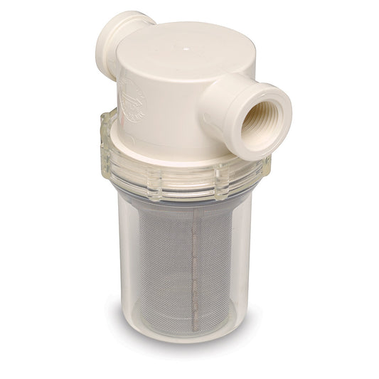 Shurflo by Pentair 3/4" Raw Water Strainer w/Bracket  Fittings - 50 Mesh Screen [253-221-01]