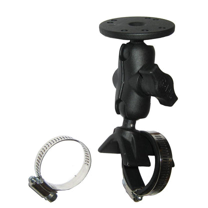 RAM Mount Strap Mount w/Short Arm & Round Base [RAM-B-108U-A]