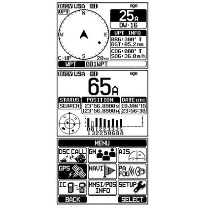 Standard Horizon Quantum GX6000 25W Commercial Grade Fixed Mount VHF w/NMEA 2000, Integrated AIS receiver,  Speaker Mic [GX6000]