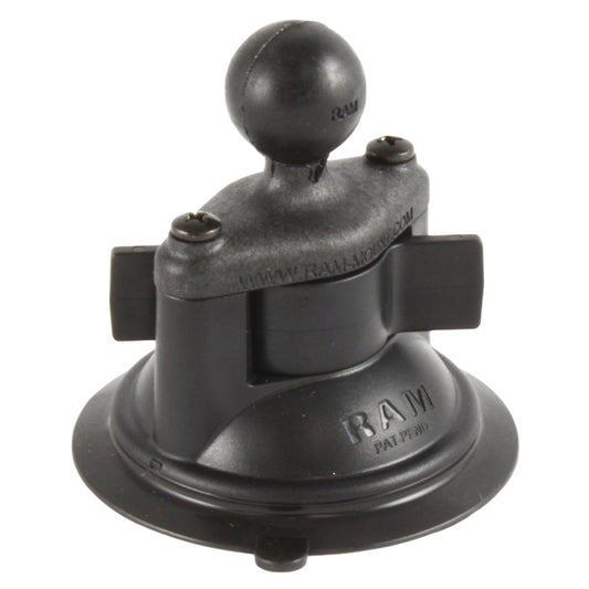 RAM Mount Composite 3.25" Diameter Suction Cup Base w/1" Ball [RAP-B-224-1U]