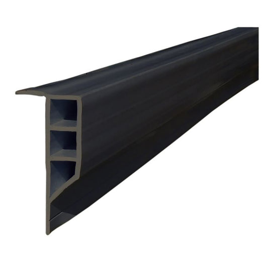 Dock Edge Standard PVC Full Face Profile - 16' Roll - Black [1163-F]