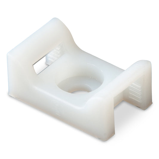 Ancor Cable Tie Mount - Natural - #8 Screw - 100 Pieces Per Bag [199232]