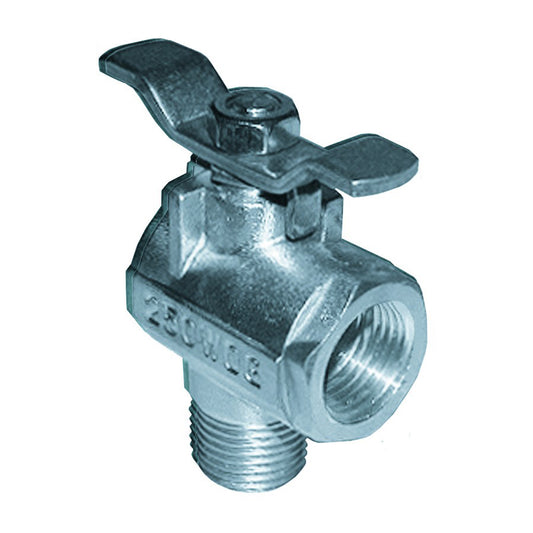 GROCO 1/2" NPT 90 Stainless Steel Fuel Valve [FV-590-S]