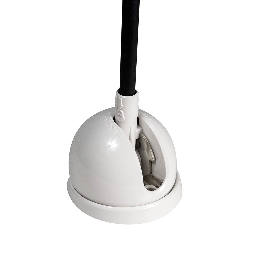 Lumitec Contour Anchor Light - 39" - Black Shaft White Base [101584]