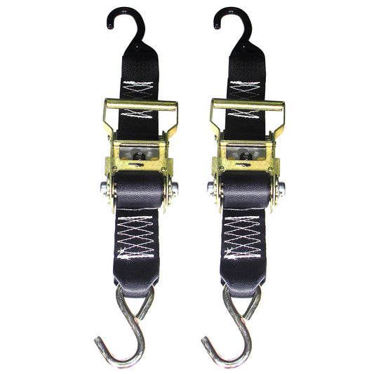 Rod Saver Heavy-Duty Ratchet Trailer Tie-Down - 2" x 5 - Pair [R2TTD5]