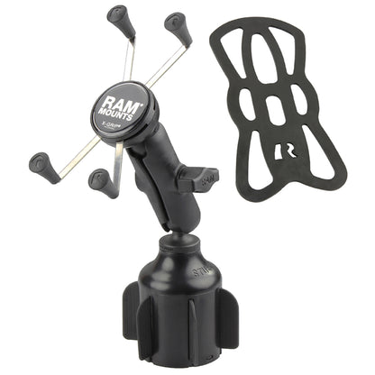 RAM Mount RAM X-Grip Large Phone Mount w/RAM Stubby Cup Holder Base [RAP-B-299-4-UN10U]