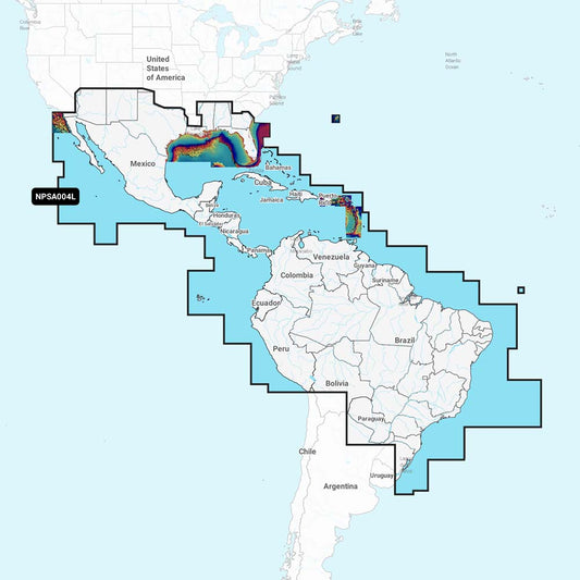 Navionics Platinum+ NPSA004L - Mexico, Caribbean to Brazil [010-C1364-40]